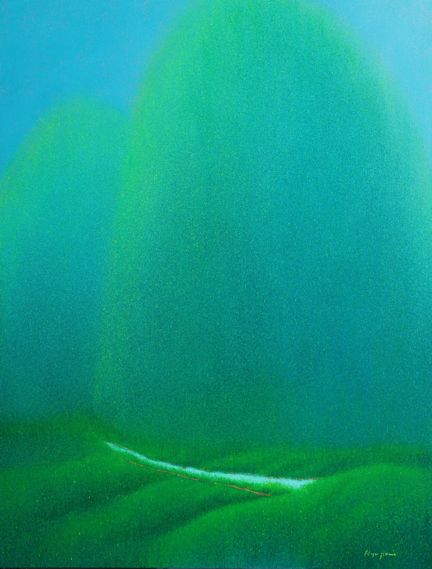 2. 포스터_류지선, 돌아-보다 24-10, Acrylic on Canvas,162.2☓130cm, 2024.jpg